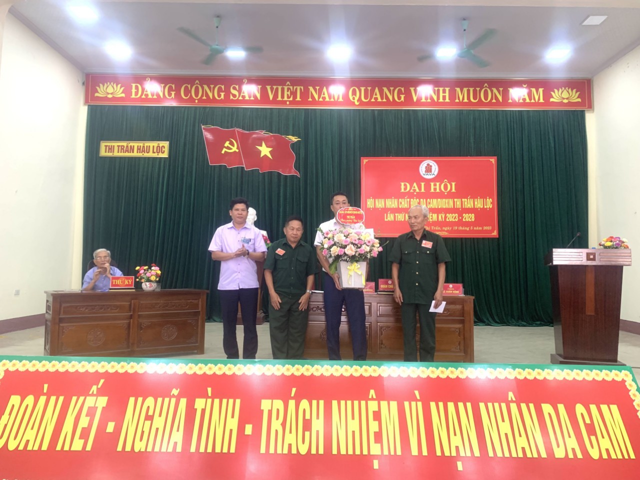 Hội nạn nhân chất độc da cam/Dioxin thị trấn Hậu Lộc tổ chức Đại hội nhiệm kỳ 2023 - 2028